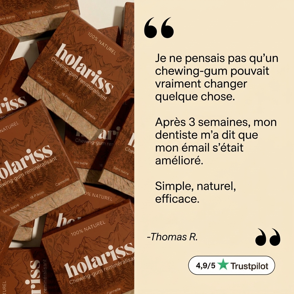 Holariss Chewing-gum Reminéralisant ( Canelle )