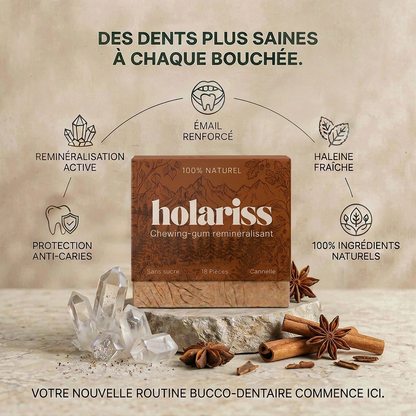 Holariss Chewing-gum Reminéralisant ( Canelle )