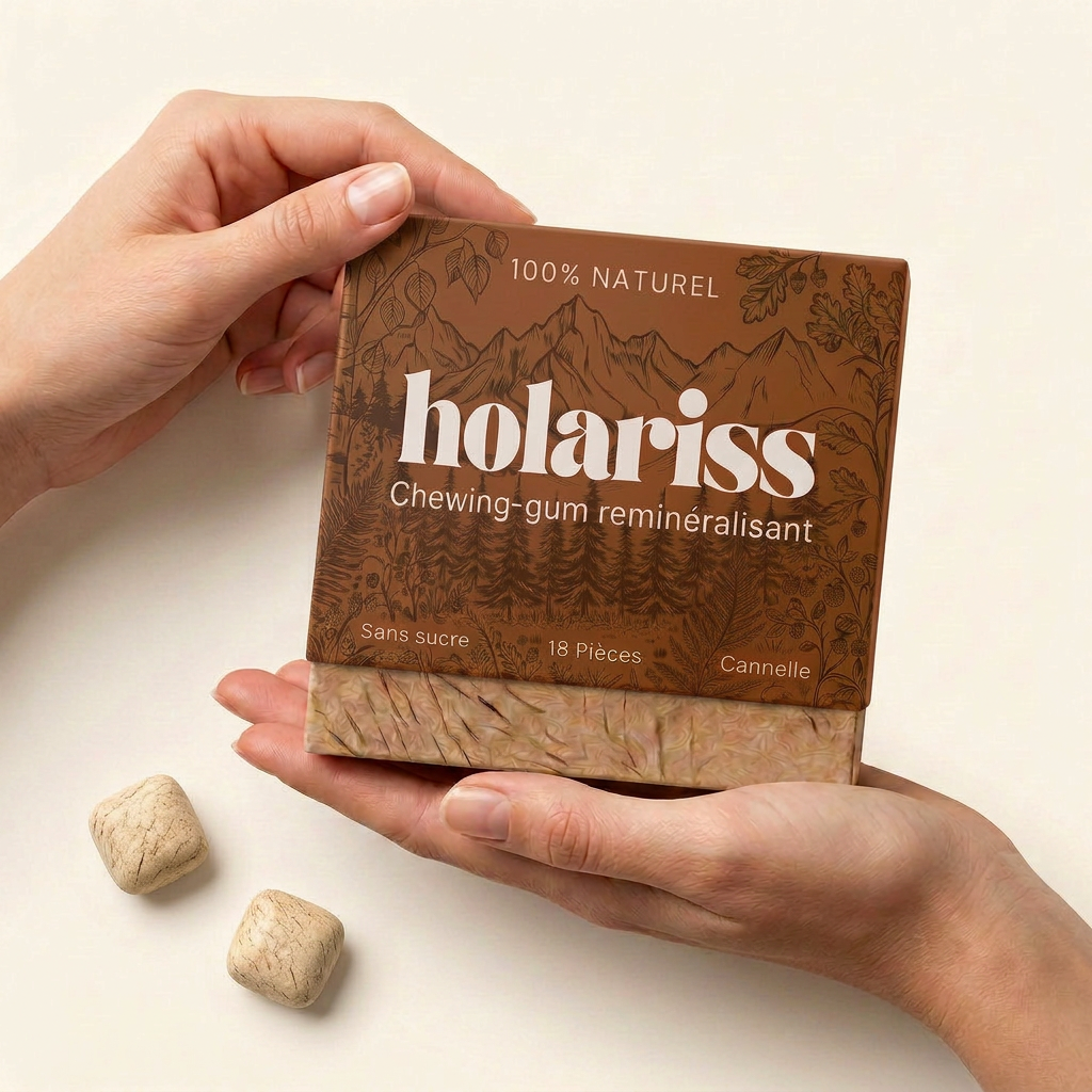 Holariss Chewing-gum Reminéralisant ( Canelle )