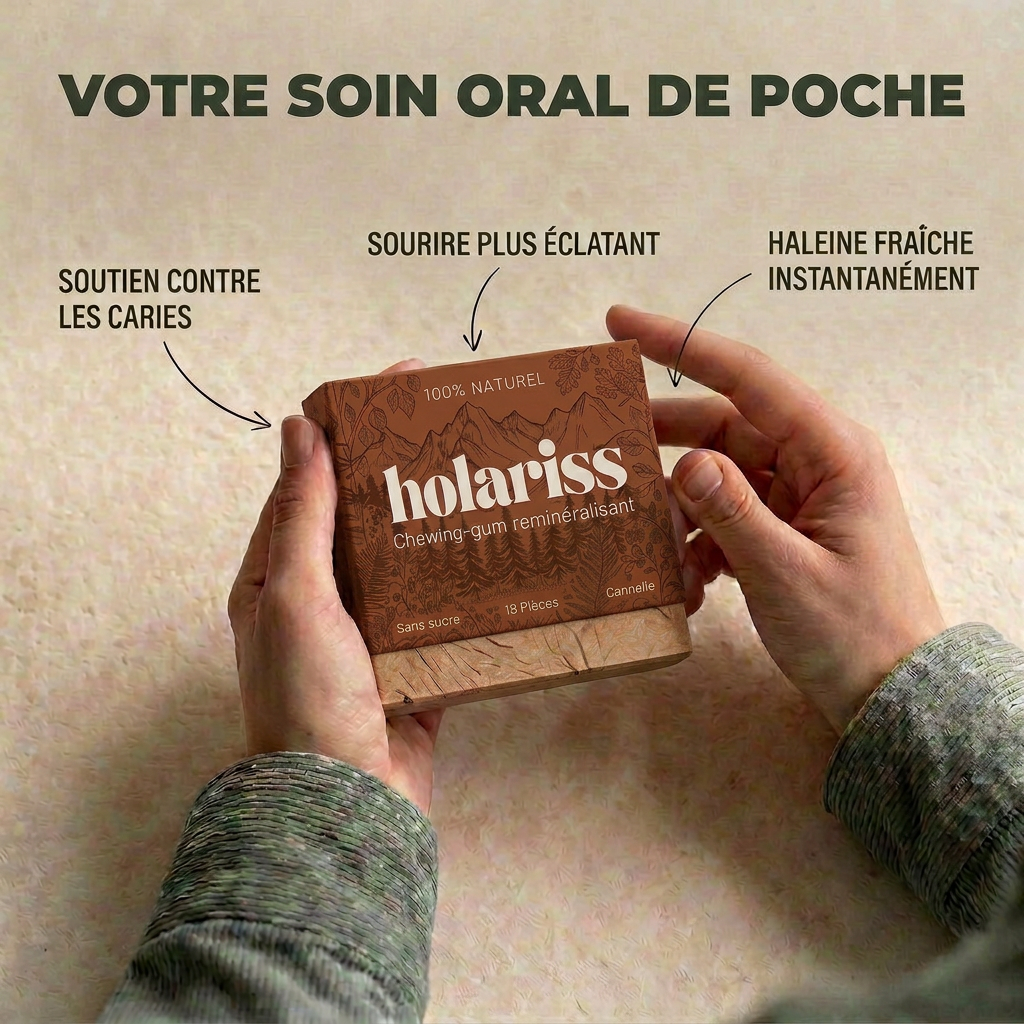 Holariss Chewing-gum Reminéralisant ( Canelle )